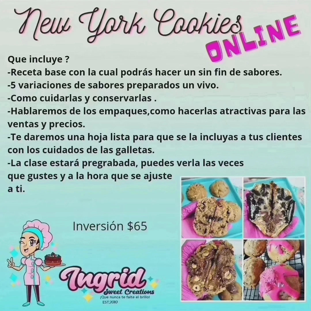 Taller Online NY Cookies 1